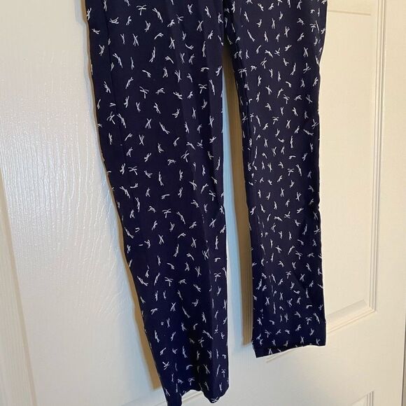 Maurice XS blue patterned skinny dress pan… - Picture 3 of 9